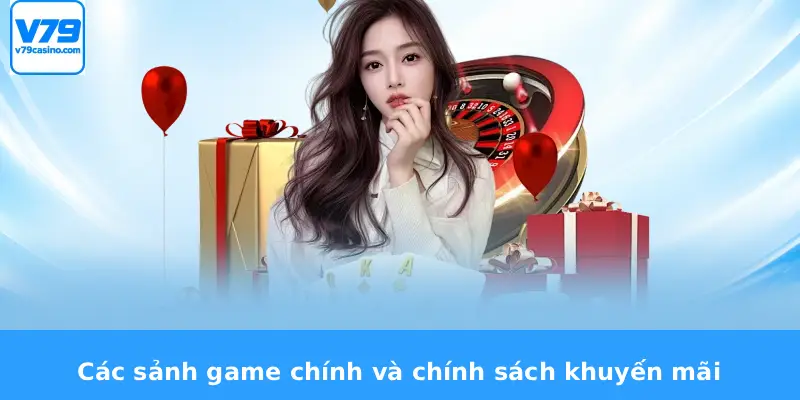 Các sảnh game chính và chính sách khuyến mãi