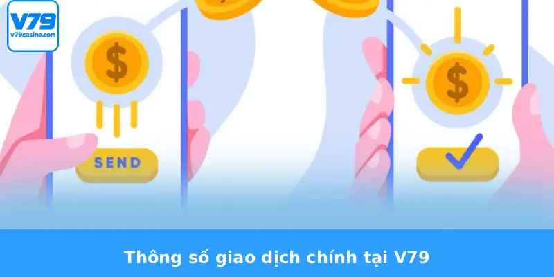 Rút Tiền V79 1 Thông số giao dịch chính tại V79
